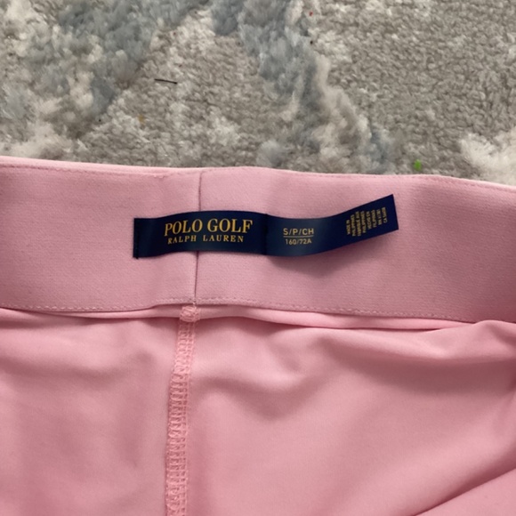 NEW POLO GOLF Ralph Lauren Flounce Solid Pink Ruffled Skort Skirt Womens Sz S - Picture 9 of 11
